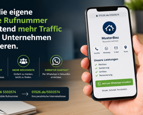 Mobile Rufnummer als Internetadresse